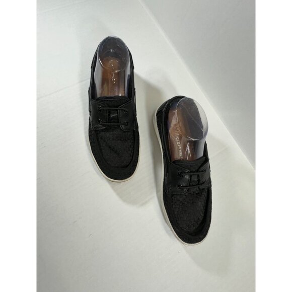 Bernie Mev mens shoes 39 Black Lace Up Comfort loafers - Picture 2 of 16